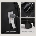 Ultra Light 20-Inch Front-Opening Luggage with USB Charging Port - Image 3