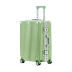 Travel Luggage Set Suitcase Aluminum Frame ABS+PC Hardcase Trolley Bag 24" - Green