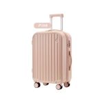 Travel bags with Cup Holder & USB Charger Luggage 28Inch - Pink - Image 2