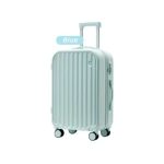 Travel bags with Cup Holder & USB Charger Luggage 28Inch - Blue - Image 2