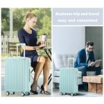 18 Inch ABS+PC Luggage Suitcase Bag Travel Cup Holder & USB Charger Luggage - Image 2