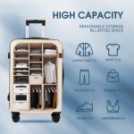 Freebird Top Quality 20-Inch Luggage (Rose Gold) - Image 2