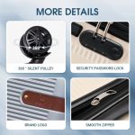 Freebird Top Quality 20-Inch Luggage (Rose Gold) - Image 3