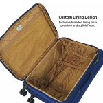 28-Inch CAMEL ACTIVE Softcase Luggage (Expandable + Secure Zip + TSA) (Blue) - Image 2